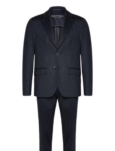 Bs Chapelle Classic Fit Suit Set Puku Navy Bruun & Stengade