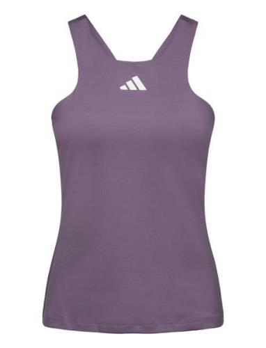 Tennis Y-Tank Top Tops T-shirts & Tops Sleeveless Purple Adidas Perfor...