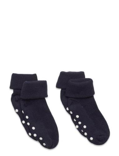 Baby Rib Sock W. Abs Jarrusukat Black Minymo