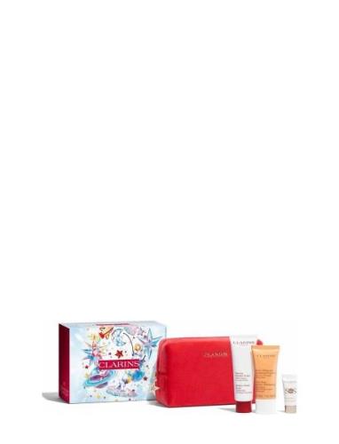 Beauty Flash Holiday Collection Kylpysetti Ihonhoito Nude Clarins