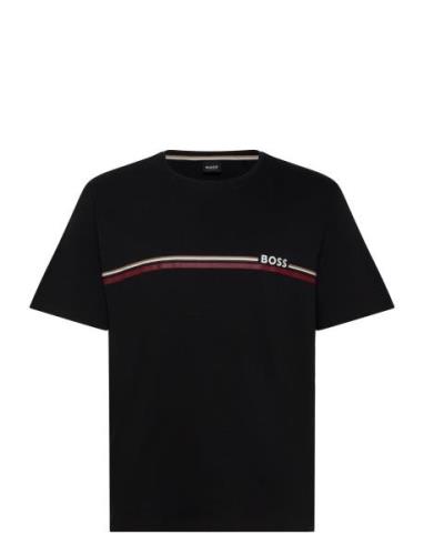 Holiday T-Shirt Tops T-shirts Short-sleeved Black BOSS