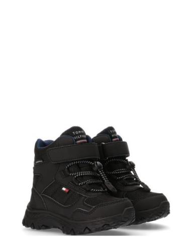 Tommy Hilfiger Warm Winter Boots Nauhalliset Talvikengät Black Tommy H...