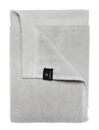 Lina Bath Towel Home Textiles Bathroom Textiles Towels Grey Himla