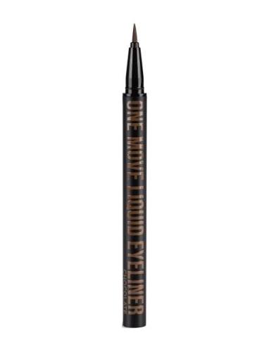 Inglot Move Liquid Eyeliner Chocolate 02 Eyeliner Rajauskynä Meikki Br...