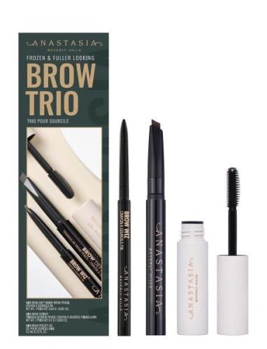 Frozen & Fuller Looking Brow Trio - Medium Brown Meikkisetti Meikki Br...