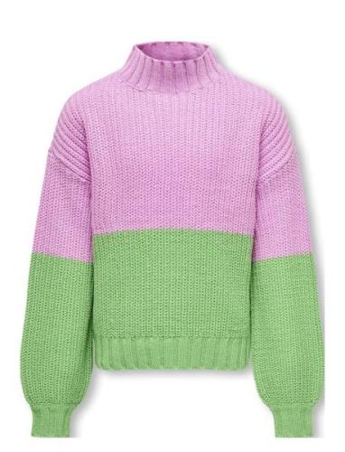 Kogbibba L/S Highneck Knt Tops Knitwear Pullovers Multi/patterned Kids...