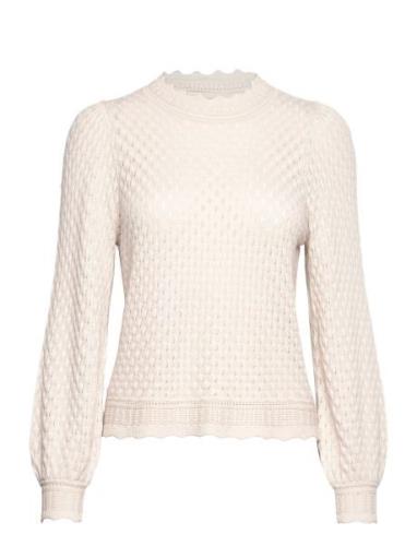 Fqgina-Pullover Tops Knitwear Jumpers Cream FREE/QUENT