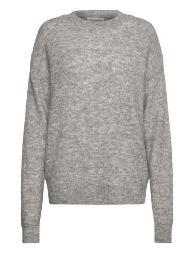 Mschfestina Hope Pullover Tops Knitwear Jumpers Grey MSCH Copenhagen