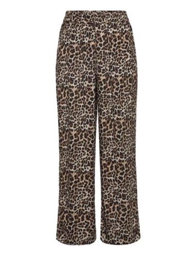 Rkelif Mw Trousers Bottoms Trousers Brown Rosemunde Kids