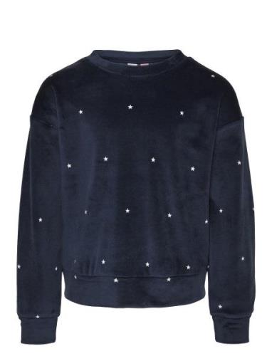 Vmvelvet Ls Top Jrs Girl Tops Knitwear Pullovers Navy Vero Moda Girl