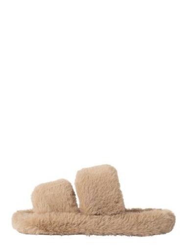 Nkfnus Faux Fur Slipper Aamutossut Sisäkengät Beige Name It