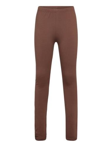 Leggings Sweat Bottoms Leggings Brown Minymo