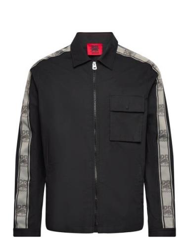 Emmond_Rb Tops Overshirts Black HUGO