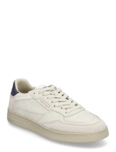 Elan Leather Ecru Jeans Matalavartiset Sneakerit Tennarit White Pompei...