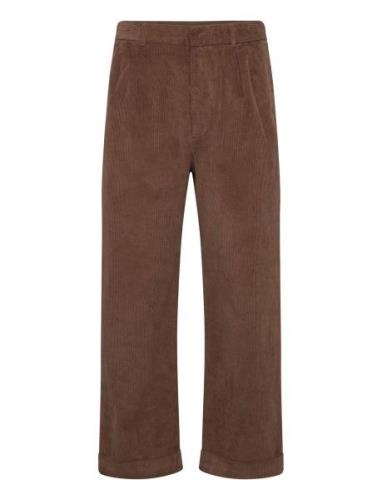 Wwlawrence Trousers Bottoms Jeans Regular Brown Wood Wood