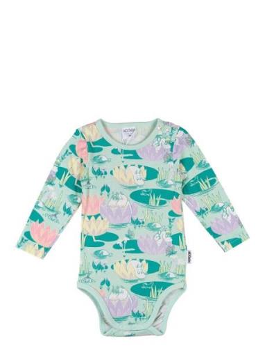 Lilypond Body Bodies Long-sleeved Green MUMIN