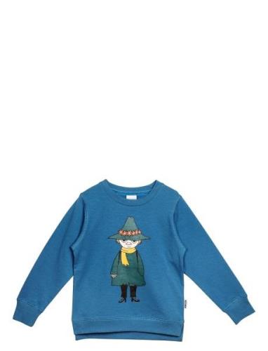 Snufkin Sweatshirt Tops Sweat-shirts & Hoodies Sweat-shirts Blue MUMIN