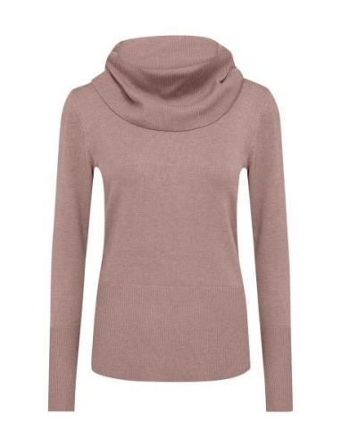 Sc-Dollie Tops Knitwear Turtleneck Pink Soyaconcept