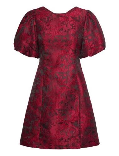 Aria Dress Lyhyt Mekko Red A-View