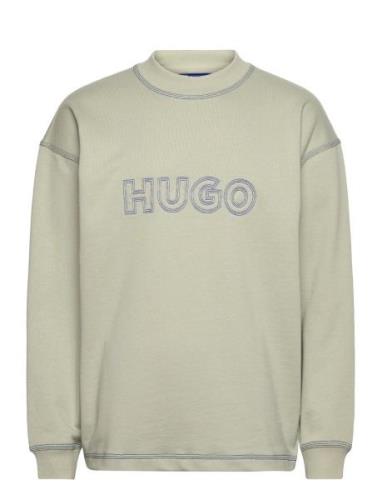 Nitlogolong Tops Sweat-shirts & Hoodies Sweat-shirts Green HUGO BLUE