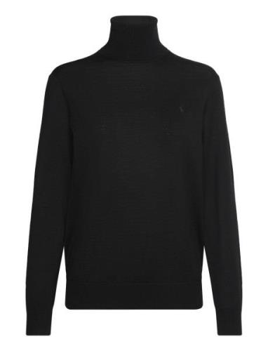 Wool Turtleneck Sweater Tops Knitwear Turtleneck Black Polo Ralph Laur...