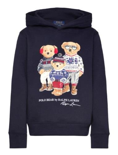 Polo Bear Fleece Hoodie Tops Sweat-shirts & Hoodies Hoodies Navy Ralph...