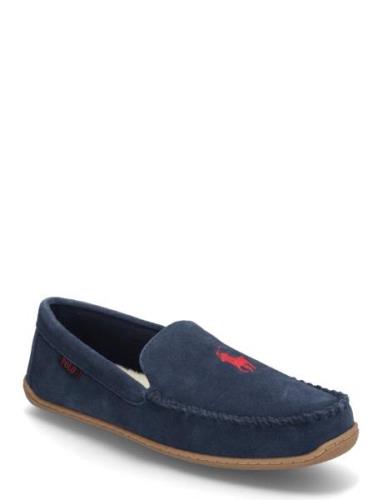 Suede-Brenan-Ds-Slp Loaferit Matalat Kengät Navy Polo Ralph Lauren