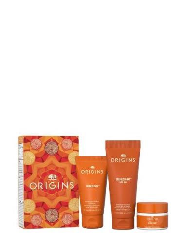 Ginzing Protect & Glow Gift Set Ihonhoitosetti Nude Origins