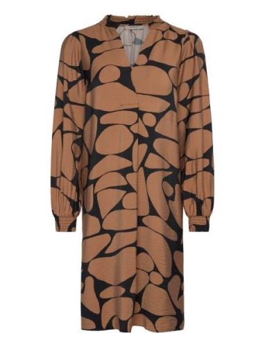 Mettaiw Short Dress Polvipituinen Mekko Brown InWear