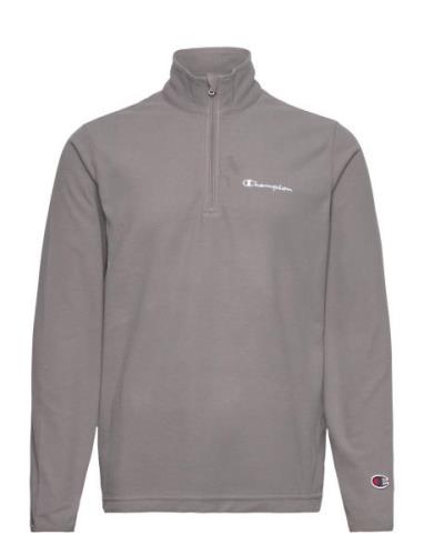 Half Zip Top Tops Sweat-shirts & Hoodies Sweat-shirts Grey Champion