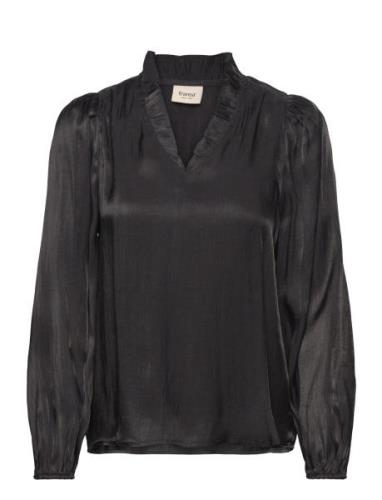 Fryolanda Bl 2 Tops Blouses Long-sleeved Black Fransa