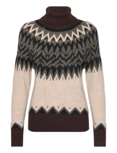 Fqmerla-Pullover Tops Knitwear Turtleneck Brown FREE/QUENT