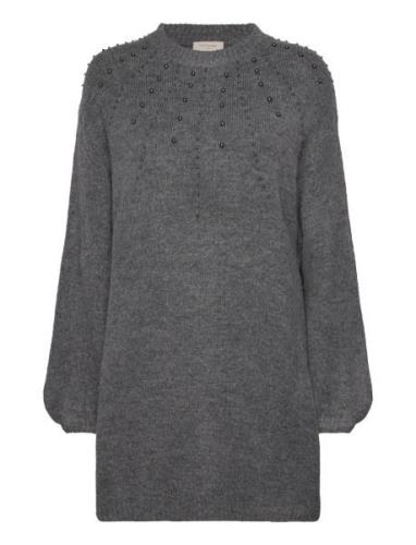 Fqpearl-Dress Lyhyt Mekko Grey FREE/QUENT