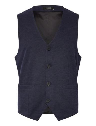 Brendon Jersey Waistcoat Puvun Liivi Navy Clean Cut Copenhagen