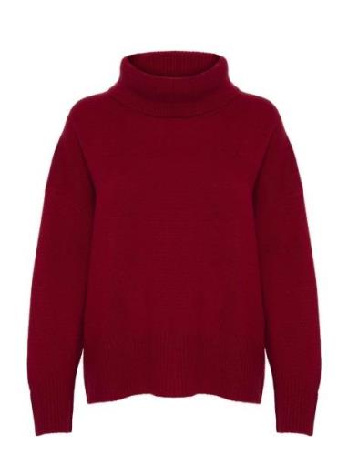 Huximw Knit Rollneck Tops Knitwear Turtleneck Red My Essential Wardrob...