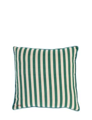 Forest Striped Cushion Home Textiles Cushions & Blankets Cushions Gree...