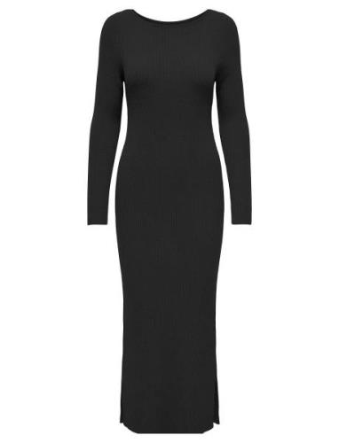 Onlkatia Ls Maxi Boatn Dress Cc Knt Maksimekko Juhlamekko Black ONLY