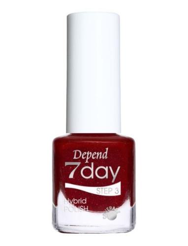 7Day Hybrid Polish 70124 5 Ml Kynsilakka Meikki Red Depend Cosmetic