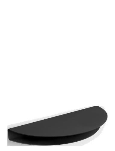 Half Moon Shelf, Black, Large Home Furniture Shelves Black MOEBE