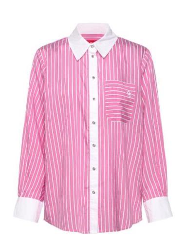 Brendacras Shirt Tops Shirts Long-sleeved Pink Cras