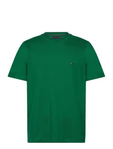 Ess Seasonal Reg Fit Solid Tee Tops T-shirts Short-sleeved Green Tommy...