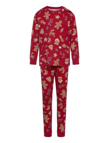 Pyjama Ginger Bread Pyjamasetti Pyjama Red Lindex