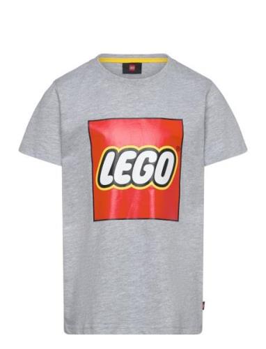 Lwtano 631 - T-Shirt S/S Tops T-shirts Short-sleeved Grey LEGO Kidswea...