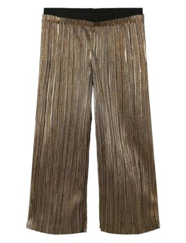 Nmfritallica Wide Pant Pb Bottoms Trousers Gold Name It