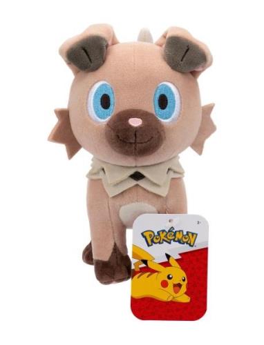 Pokemon Plush 20 Cm Rockruff Cdu Toys Soft Toys Stuffed Animals Multi/...