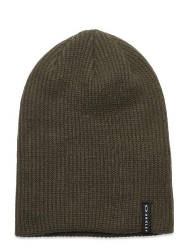 Back B Beanie 2.0 Accessories Headwear Beanies Khaki Green Oakley Spor...