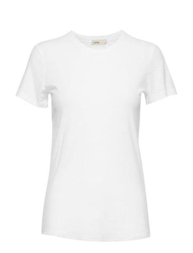 Lr-Any Tops T-shirts & Tops Short-sleeved White Levete Room