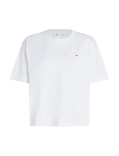 Modern Relaxed C-Nk Ss Tops T-shirts & Tops Short-sleeved White Tommy ...