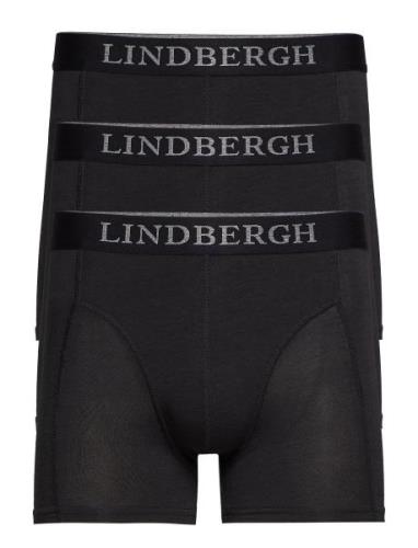 Basic Bamboo Boxers 3 Pack Bokserit Black Lindbergh