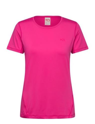 Nora 2.0 Tee Sport T-shirts & Tops Short-sleeved Pink Kari Traa